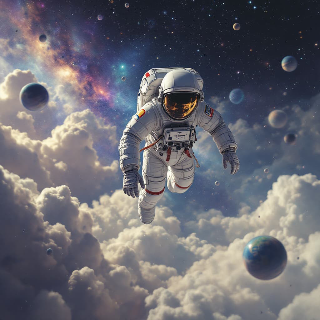 AI generated: Can you design an astronaut in 12-dimensional space?