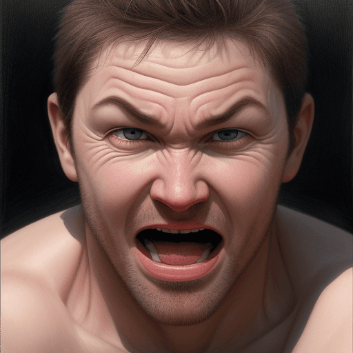 AI generated: Extreme Thirsty Patrick, Humor, Close-up, Realism