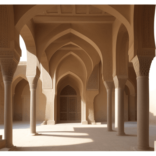 AI generated: histoire architecture arabe

