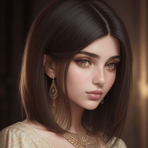 AI generated: A close-up portrait of a young beautiful (Scottish | French | Spanish | Iraqi ) girl, soft natural s...