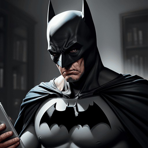 AI generated: Batman ask doctor give him tablets, 4k , ultra HD 