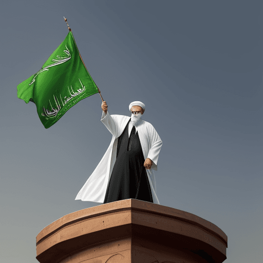 AI generated: The first imam of Shiites is powerful and with the greatness and honor of Islam, brave and very brav...