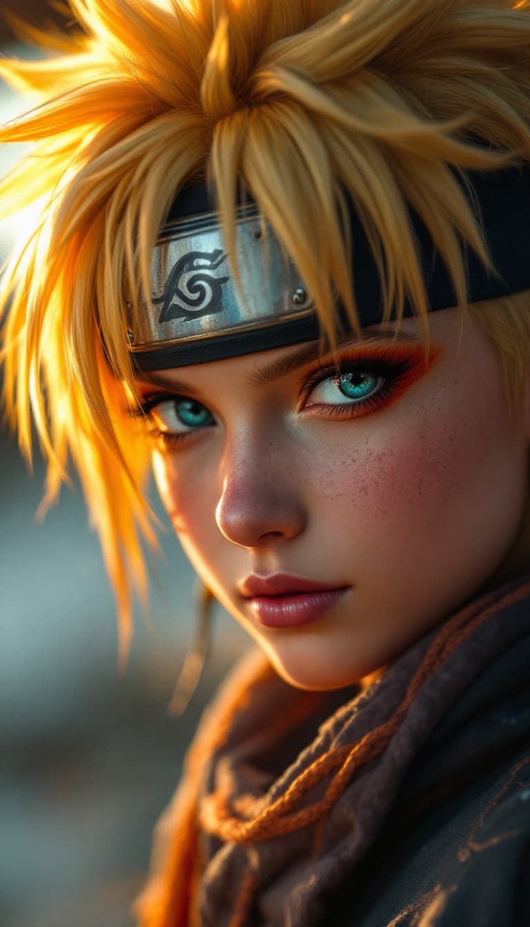 AI generated: high-resolution photo of a naruto, photorealistic, UHD, optimal photography, natural lighting, shot ...