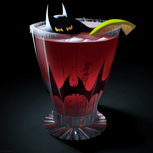 AI generated:  batman drink vodka, 4 k,ultra HD 