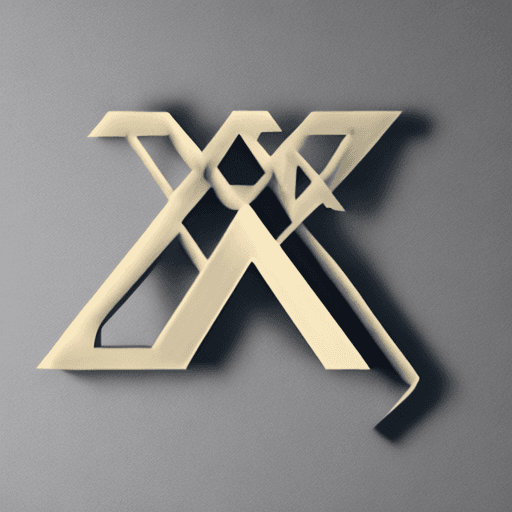 AI generated: letters "RPM" in this style staying on reversed triangle