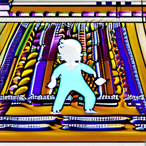 AI generated: <lora:playfulwhimsy-v2:1> playfulwhimsy style, boy, sweeping the floor, on the moon
