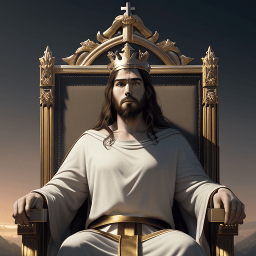 AI generated: Ultra-realistic Jesus Christ photo, dramatic light, pale sunrise, cinematic lighting, art station tr...