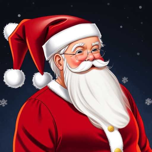 AI generated: santa