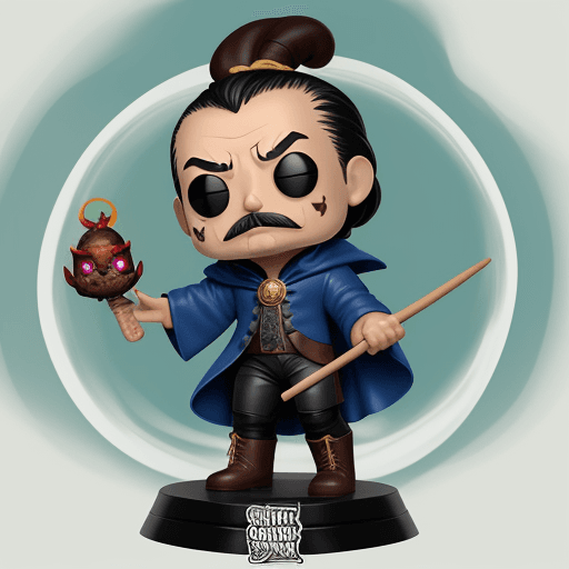 AI generated: funko pop, sorcerer chilote