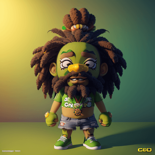 AI generated: Ganja mascot , ganja , cannabisplant mascot , Comic style , Comic cannabis , bud , cannabisbud , mas...