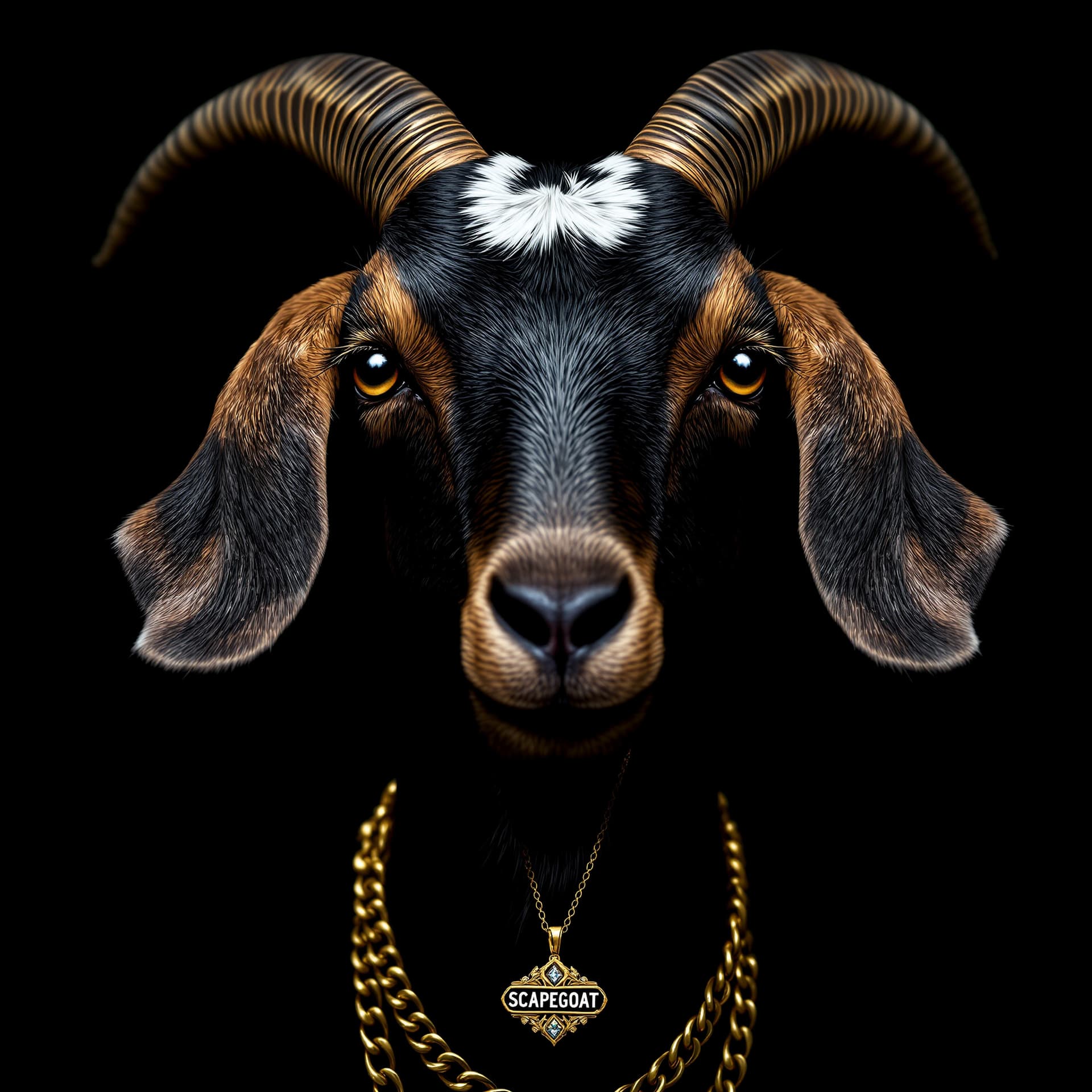 AI generated: create a high-resolution image of AN URBAN goat and detail the animal's characteristics in order to ...