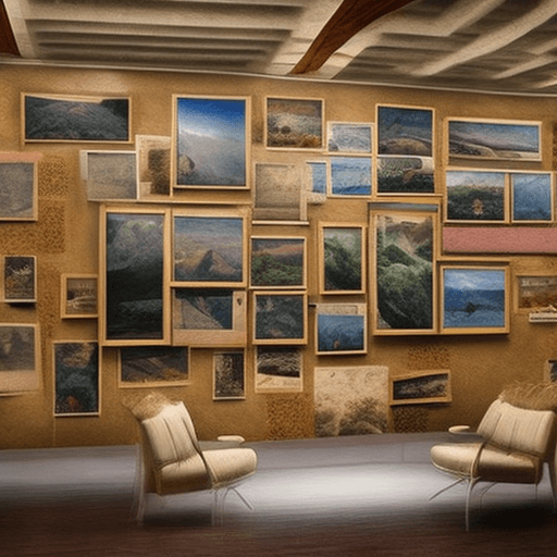 AI generated: uma sala de pesquisa com quadro de suspeitos com alfinetes
