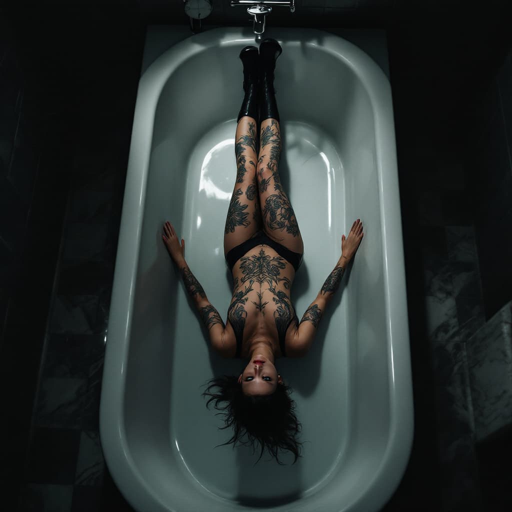 AI generated: hyper-realism, full focus, perfect focus, equisite detailed. A photo-realistic shoot from below abou...