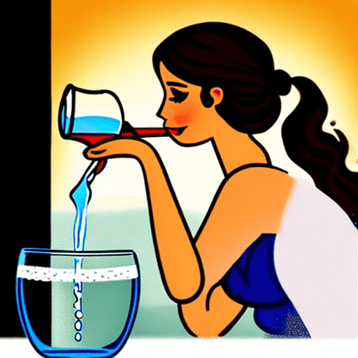 AI generated: friendly Greek girl pouring water into an empty glass.
style: romantic