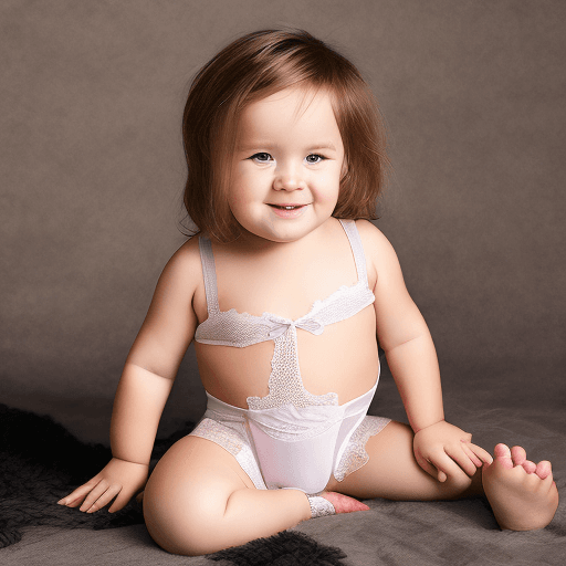AI generated: Toddler in lingerie 