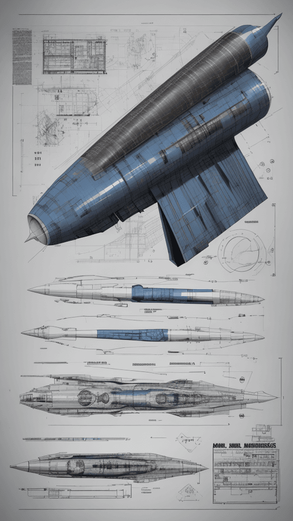 AI generated: MOAB (Massive Ordnance Air Burst), colloquially known as the Mother of All Bombs, digital sketch wit...
