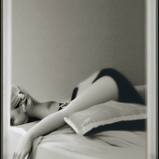 AI generated: young girl, loli, nude, laying on bed