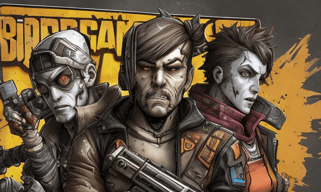 AI generated: High resolution background image borderlands boss style