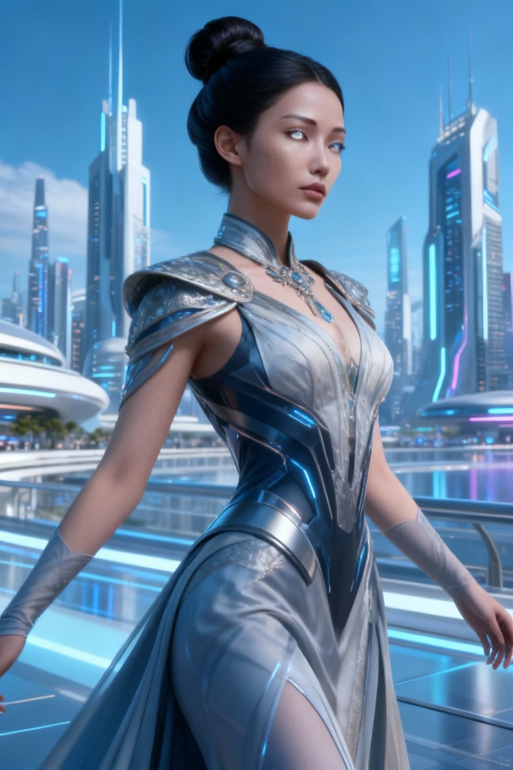 AI generated: Change image characters into an elegant, refined image of human culture. Change expressive and emoti...