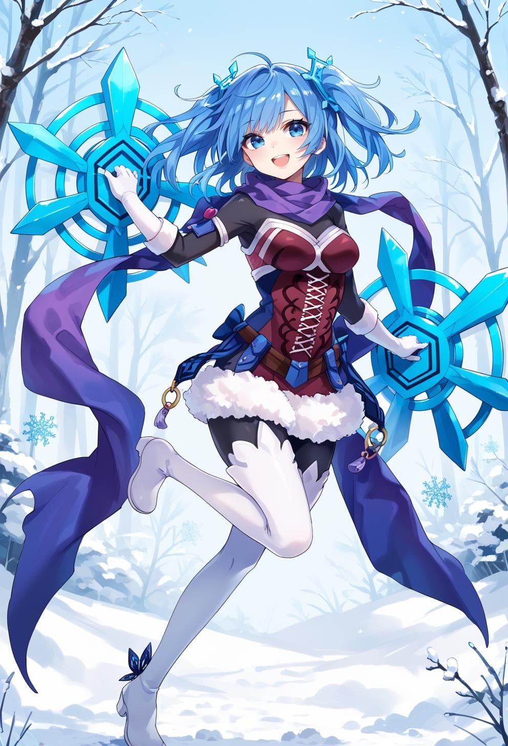 Yu-Gi-Oh! - Dance Princess of the Ice Barrier (氷結界の舞姫) Pony/illusXL