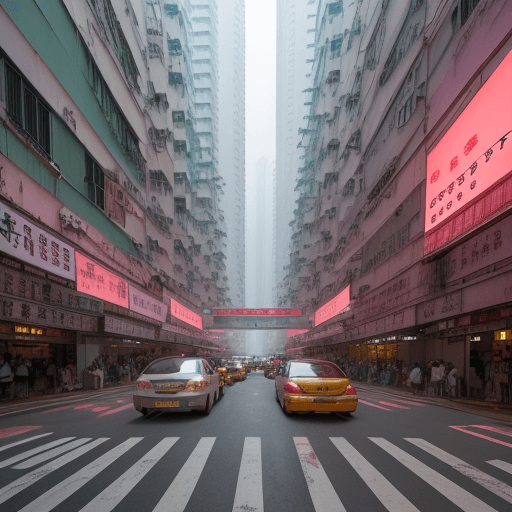 AI generated: Hong Kong Street
