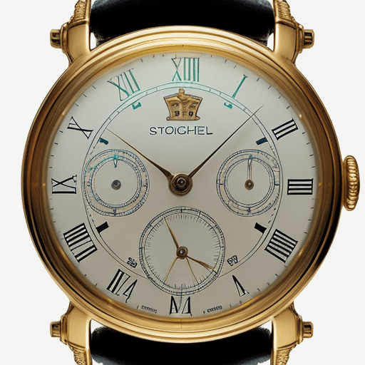 AI generated: a normal traditional watch with a 24 hours system