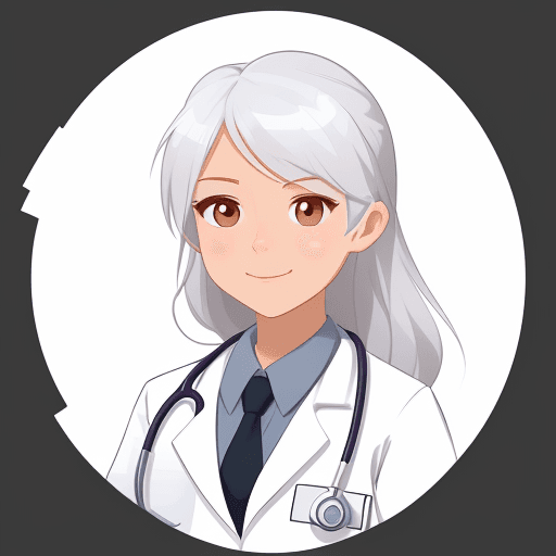 AI generated: /imagine very cute medical women, 2D, white background outline V5