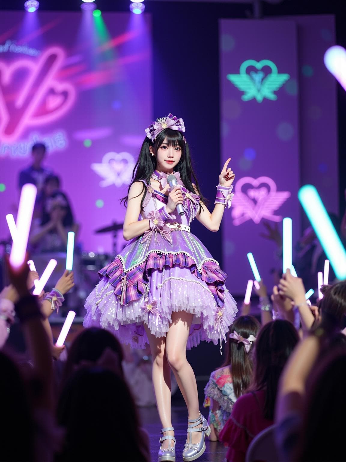 [Flux.1 D][Realistic] Idol costume | 偶像打歌服