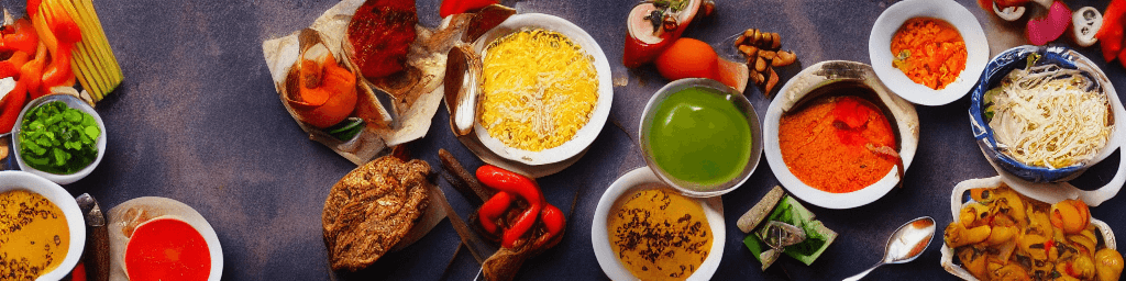 AI generated: food background photos
