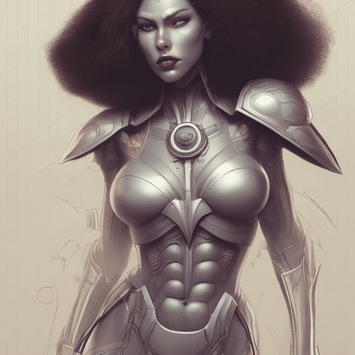 AI generated: woman dressed up as a comic book character, in the style of realistic and hyper-detailed renderings,...