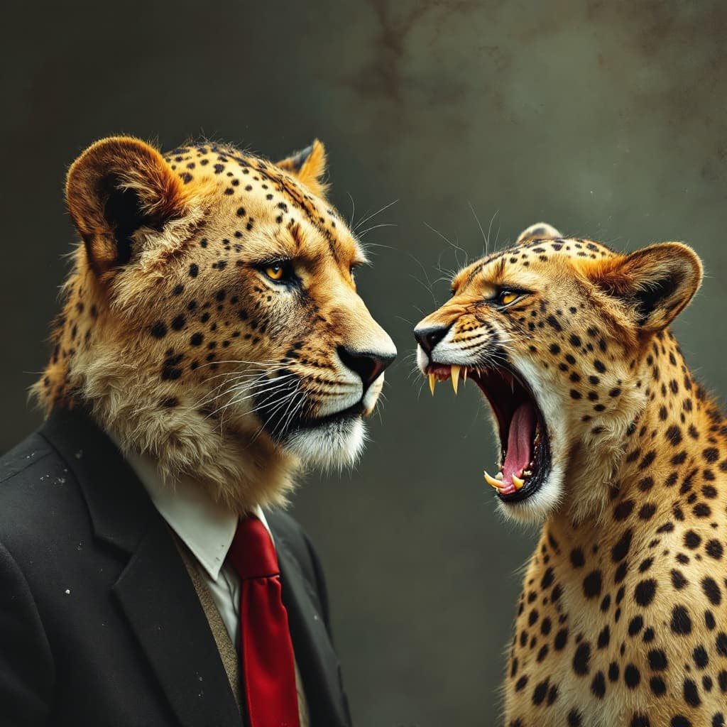 AI generated: lepards ate my face, politiical party