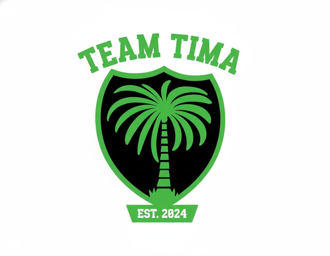 AI generated: Create a logo the incorporates " team tima "