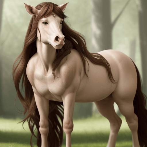 AI generated: female centaur,((realistic)), photo referenced, highest quality, high quality, (detailed face and ey...