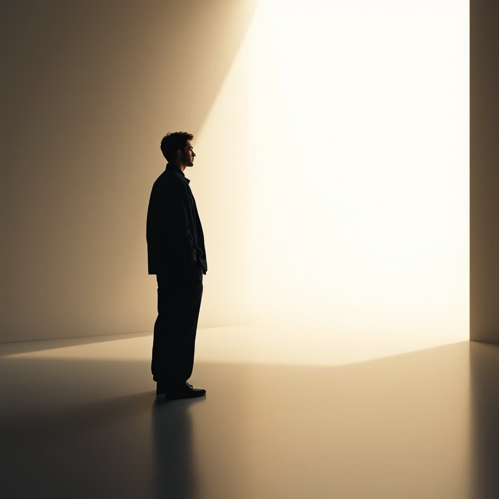 AI generated: contemporary, minimalist, wide, one subject, centered, digital illustration, wide angle, head-on, lo...
