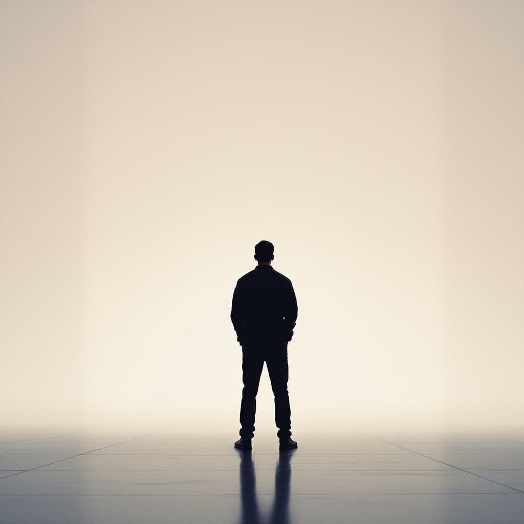 AI generated: contemporary, minimalist, wide, one subject, centered, digital illustration, wide angle, head-on, lo...
