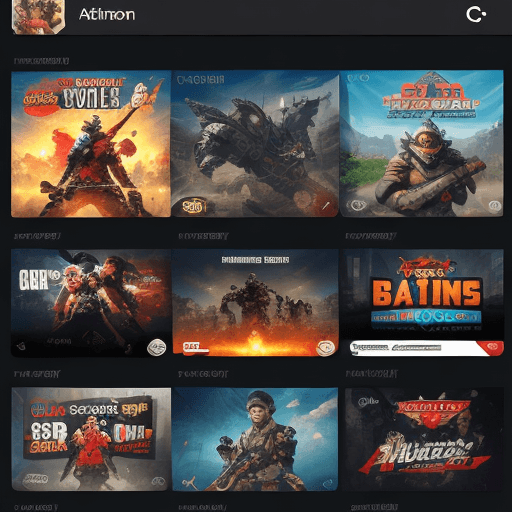 AI generated: Video games app