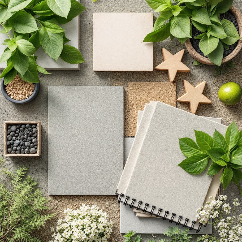 AI generated: Create an image related to the theme of sustainable building materials, with no text in it.