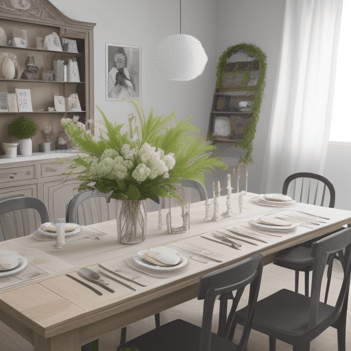 AI generated: magina que eres un diseñador de interiores especializado en decoración sostenible. Estás creando un ...