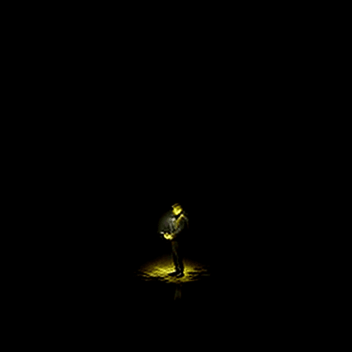 AI generated: A man in a suit, holding an broken BROKEN BROKEN bad kerosene lamp OR GASLİGHT in his hand, searchin...