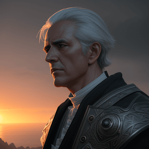 AI generated: Photo of ultra realistic Estanislao de Aranzadi, dramatic light, pale sunrise, cinematic lighting, b...