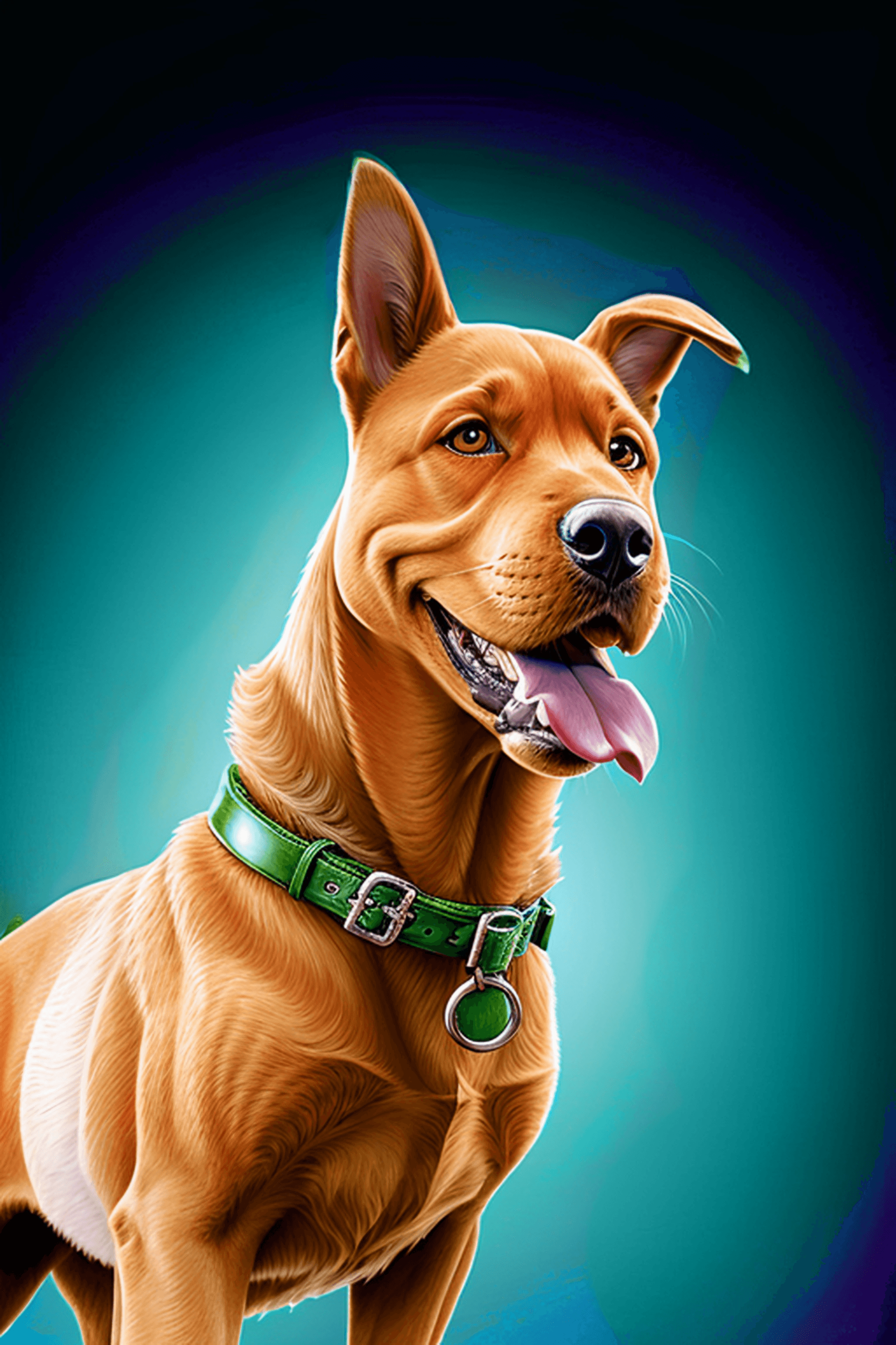 AI generated: scooby doo, portrait, dog, light brown hair, sharp focus, digital art, single subject, concept art, ...