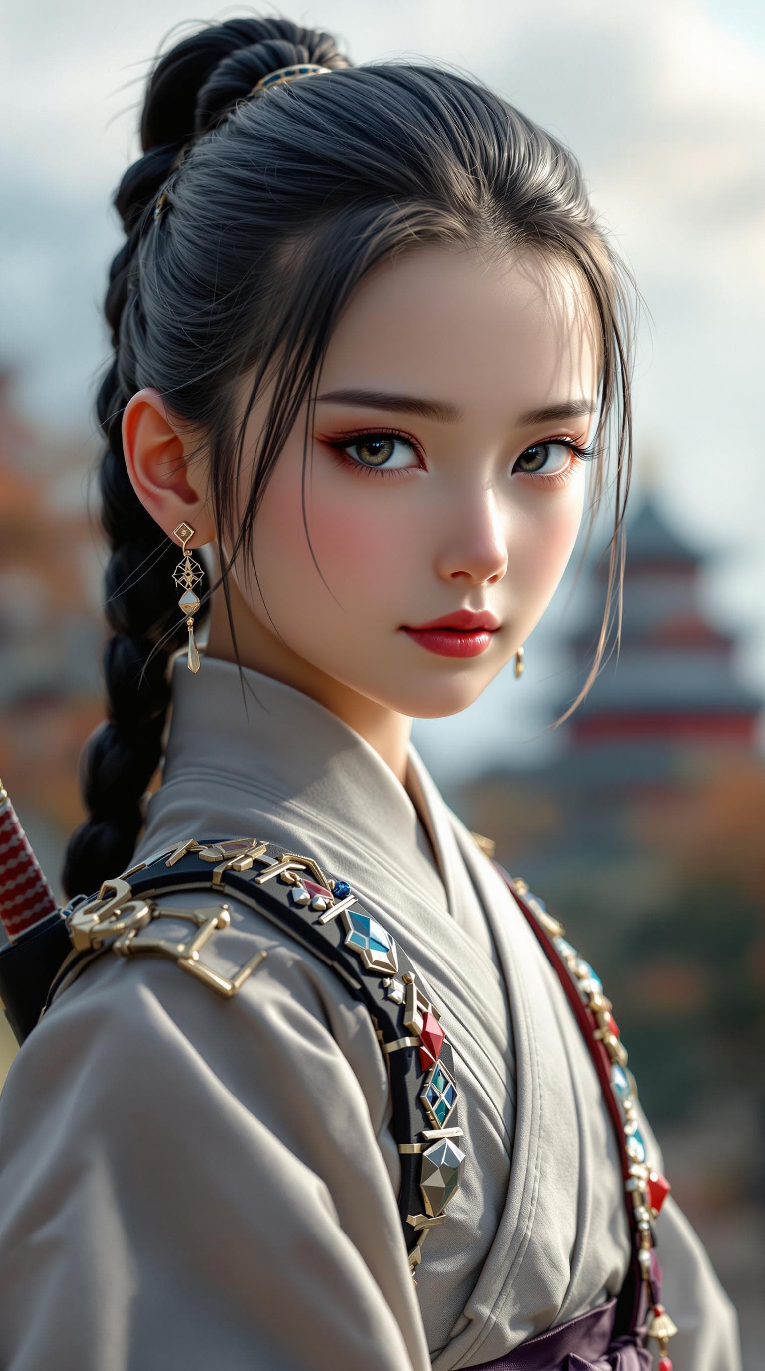 AI generated: a professional photo of a exceptionally beautiful girl in the world (must be age 7), (seven year old...