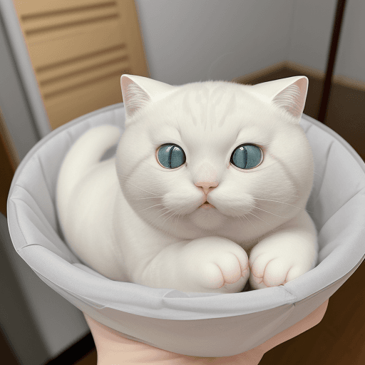AI generated: 강아지와 고양이 그리고 사자