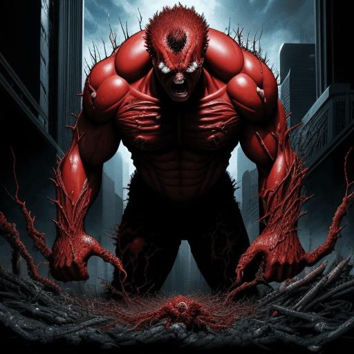 AI generated: carnage super art, super detail, super quality, incredible view, gigantism, dark, Akira, 8K, Full-HD...