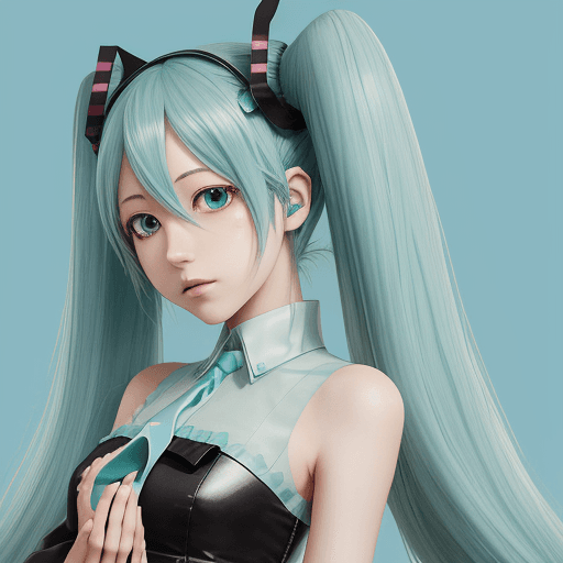 AI generated: hatsune miku, anime, project sekai