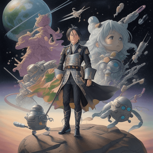 AI generated: @kaoru_renraku,スタジオ・ジブリ,宇宙MMO