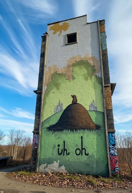weathered-graffiti & bricks - Image 3
