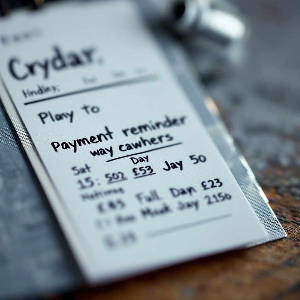 AI generated: A calendar with scheduled payment reminders  dslr, ultra quality, sharp focus, tack sharp, dof, film...