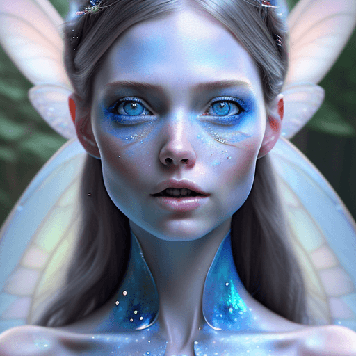 AI generated: Blue eyes, beautiful fairies | | realistic shaded, pleasant face, fine details, realistic shaded lig...