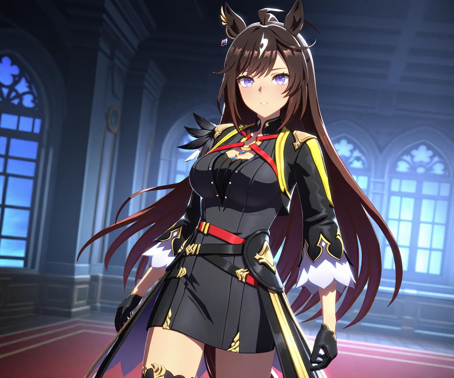 Duramente (Umamusume) in game style 3D ILL-v2